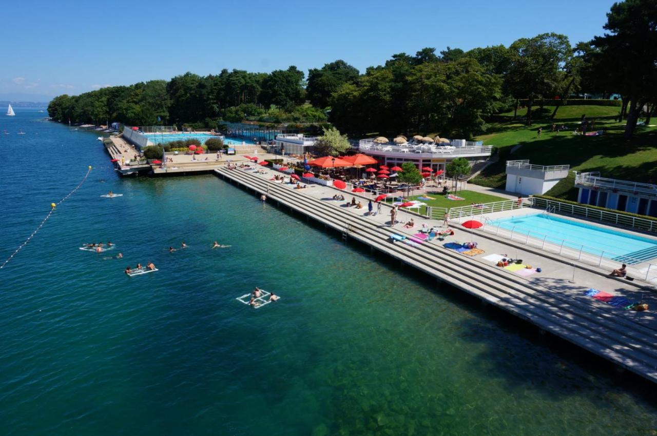Leman Holidays - Le Chatelain Apartment โทนง-เลส์-แบงส์ ภายนอก รูปภาพ